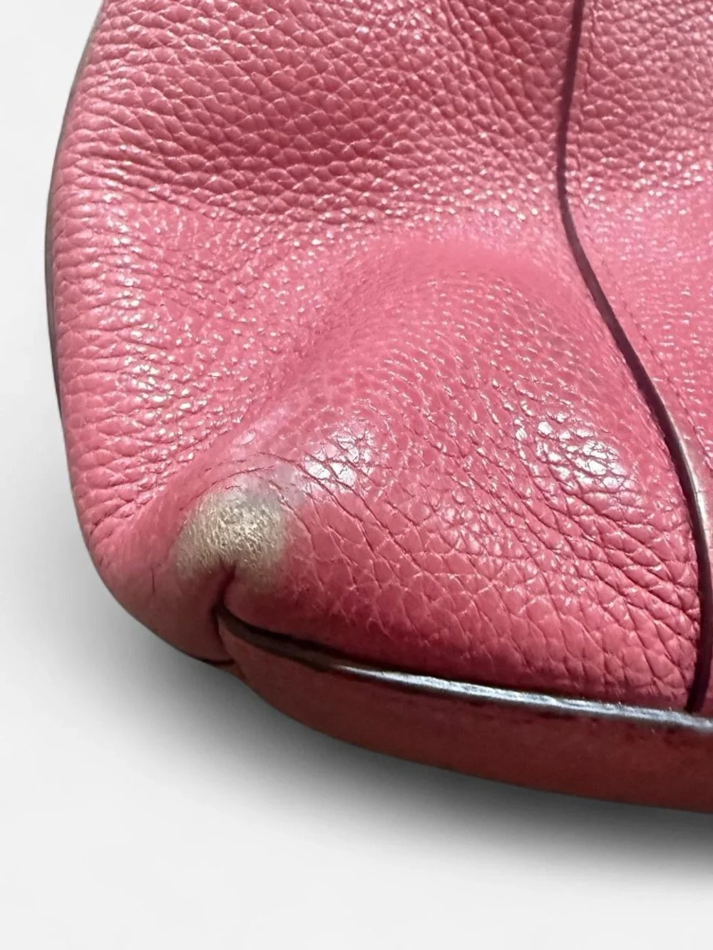 Coach pink pebbled